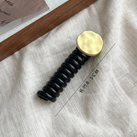 Bande élastique haute cheveux attachés ne fait pas mal corde à cheveux queue de cheval corde à cheveux tempérament simple cordon téléphonique bandeau