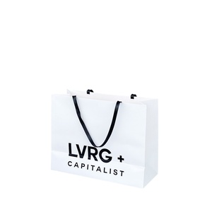 Bolsa de Papel de Regalo para Ropa de Lujo con Logotipo Personalizado - Product Image 1
