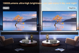 Proyector HQ10W 4K de 26000 Lúmenes, Entrega Rápida desde la UE, Resolución Nativa de 1080P, Proyector Inteligente con Android <span class=keywords><strong>12</strong></span>, Mini Cine <span class=keywords><strong>en</strong></span> <span class=keywords><strong>Casa</strong></span> LED - Product Image 3