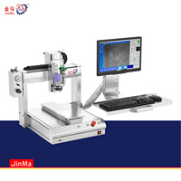 Robot Dispensador de Pegamento Automático de Alta Producción, Máquina de Programación CNC, Marca Jinma, 1 Año de Garantía, Rodamientos y Motor CCD