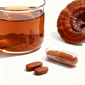 Экстракт грибов рейши Sanyuan по лучшей цене, экстракт Ganoderma Lucidum, 10%-50% полисахариды в виде порошка, пластиковый контейнер - Product Image 2