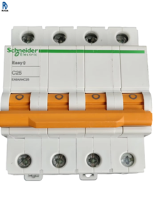 Interruptor de Circuito en Miniatura EA9AN 4P C25A, Dispositivo de Protección Contra Sobrecarga y Cortocircuito, Interruptor de Bajo Voltaje E - Product Image 1