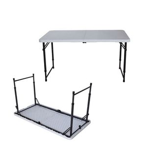 Mesas Plegables Portátiles de Plástico para Camping, Diseño Personalizado, Económicas, <span class=keywords><strong>Mesa</strong></span> <span class=keywords><strong>Plegable</strong></span> de 4 pies para Exteriores - Product Image 4