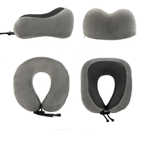Oreillers de voyage en mousse à mémoire de forme en forme de U, oreillers de massage doux pour le cou, oreillers de sommeil pour avion, oreillers cervicaux pour la santé, literie