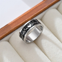 Bague gothique en acier inoxydable 316L Resoul pour femmes et hommes, bijoux en acier inoxydable, vente en gros