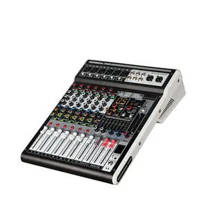 Professional audio power mixer console USB 6-channel B&T Studio Audio Mixer Sound Mixing professional mixer