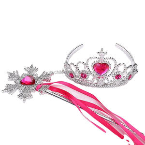 Princesse habiller princesse baguettes diadèmes et couronnes pour petites filles princesse fête fournitures ensemble - Product Image 6