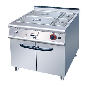 Nouvelle cuisinière professionnelle à gaz (GPL/GN) avec <span class=keywords><strong>four</strong></span> <span class=keywords><strong>et</strong></span> armoire intégrée pour cuisine commerciale - Product Image 3