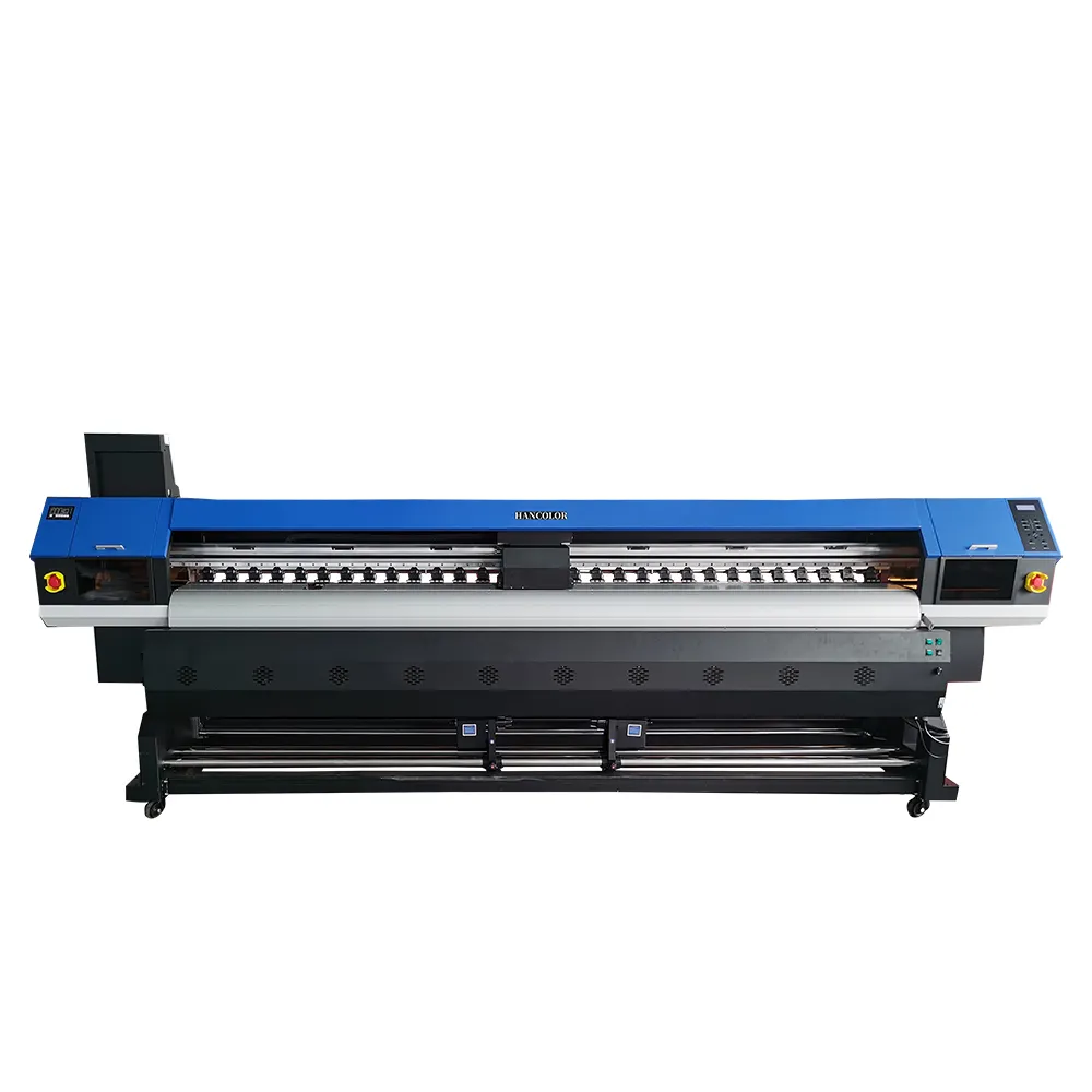 Meilleure vente grand format 3.2m double tête xp600 i3200 imprimante d'autocollants couleur machine d'impression de tissu imprimante éco-solvant