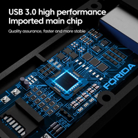 Adaptateur USB multifonction 2 en 1 avec lecteur de carte RS-MMC installation externe compatible Micro