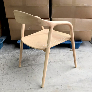 Alta qualità moderna minimalista in rovere scandinavo schienale da cucina colore noce legno ristorante sedia da pranzo con braccioli <span class=keywords><strong>NEVA</strong></span> sedia - Product Image 5