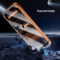 Protection d'écran en verre trempé HD transparent 9H 2.5D anti-rayures pour Samsung et iPhone 17 16 15 Pro Max