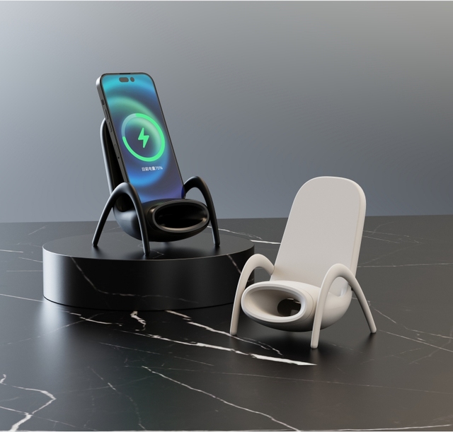 Trending Products 2024 New Arrivals Accessoires De Telephone Portable Android Office Magnetic R11 Wireless Charger With Stand