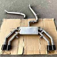 DZ Active Sound Valvetronic Catback Edelstahl Spiegelpolierter Auspuff-Schalldämpfer für Audi S3 mit Fernbedienung