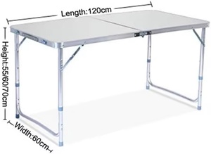 Mesa y Sillas Plegables Portátiles para Exteriores, Plegables, para Acampar, Hacer Picnic - Product Image 4