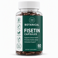 Capsules OEM de Fisetin, Resvératrol, Spermidine, Quercétine, Berbérine – Complément Végétalien Anti-Âge Personnalisé à Marque Privée