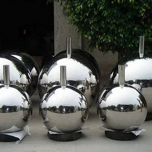 Esfera Decorativa para Jardín, Espejo Esférico para Paisajismo de Parques, Bola de Acero Inoxidable Pulido Grande - Product Image 4