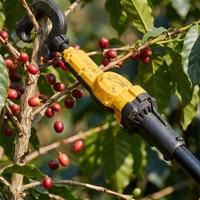 36V Draadloze Elektrische Olijfschudder Telescopische Steel Fruitplukker Op Batterijen Werkende Trilboomenschudder voor Noten