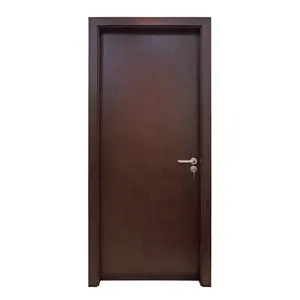 Puerta de madera de alta calidad, diseño más reciente, puertas interiores laminadas