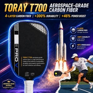 Nouvelle <span class=keywords><strong>Raquette</strong></span> de Pickleball Agasi <span class=keywords><strong>Pro</strong></span> V GEN 5 Kinetic Framework 2026, Approuvée USAPA UPA-A, 14mm 16mm, Fibre de Carbone, <span class=keywords><strong>Raquette</strong></span> Professionnelle - Product Image 2