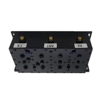 VHF UHF personalizado 415-420/425-430MHz 50W GSM Rf cavidad duplexor combinador con conector SMA-hembra