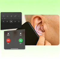 Aides auditives rechargeables OTC Mini ITC à succès, 16 connectivité pour appels téléphoniques, diffusion de musique, contrôle par application