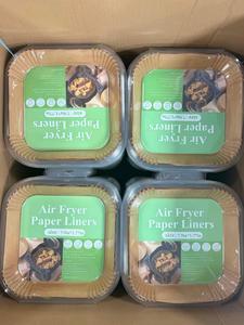 Forros de papel para freidoras de aire al por mayor de 8 pulgadas - Forros de pergamino certificados por FDA LFGB de fábrica de origen para 5.8-8QT, OEM a granel para FBA - Product Image 5