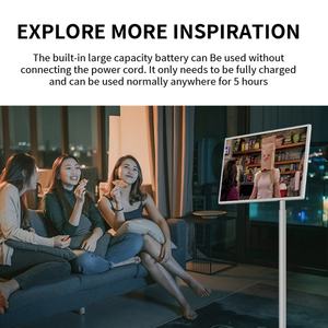 21.5 23.8 27 <b>32</b> <b>Inches</b> Portable <b>Tv</b> Capacitive Touch Android <b>Smart</b> <b>TV</b> With 4 8GB 64 128GB 13MP Camera - Product Image 2