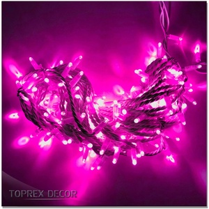 Para Toprex alta calidad IP65 impermeable LED goma cadena luz 220V/240V boda Navidad decoración al aire libre vacaciones iluminación - Product Image 4