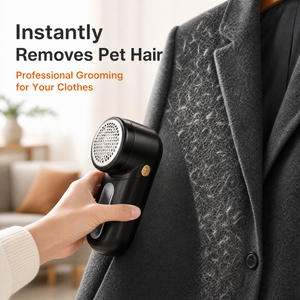 ZES Éliminateur de peluches 2-en-1 avec brosse à poussière, rasoir à tissus rechargeable, 6 lames en acier, anti-bouloches pour vêtements, chargement USB, vente en gros - Product Image 3