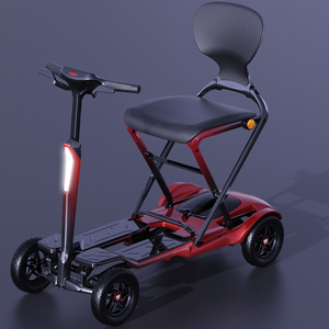 Scooter pour personnes handicapées en fibre de carbone intégrale, scooter de mobilité pour personnes âgées, scooter de mobilité médical léger et pliable, batterie au lithium DDF1 - Product Image 5