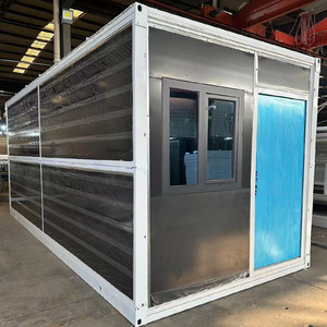 Casa de contenedores plegable aislada moderna, casa móvil prefabricada fácil de plegar para hoteles, hecha de panel sándwich insonorizado - Product Image 1