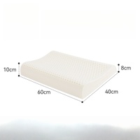 Oreiller en latex naturel thaïlandais importé, oreiller ergonomique de soutien du cou, orthopédique pour adultes, hôtel, maison