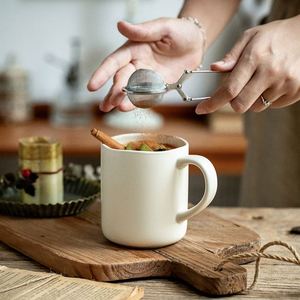 Vintage Simple Style Matte Ceramic <b>Mug</b> Large Capacity Household Coffee Cup Office Water Cup Drinkware 2 Piece <b>Set</b> - Product Image 3