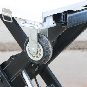 पोर्टेबल फोर्कलिफ्ट इलेक्ट्रिक कैंची फ्लैट कार लिफ्ट आधुनिक स्टील हाइड्रोलिक ट्रॉली छोटे फोर्कलिफ्ट बैटरी रखरखाव औद्योगिक - Product Image 5