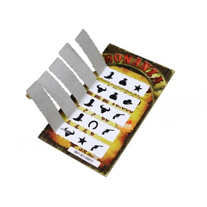 Quality Custom Popular Pull Tab <b>Cards</b> Digital Prinating Design Games Window Pull Tabs Gambling Tickets - Product Image 3