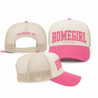 Gorra de Béisbol Personalizada con Bordado 3D en Relieve, Gorra Trucker de Alta Calidad 100% Algodón con Malla Trasera, Logotipo Personalizado, OEM ODM