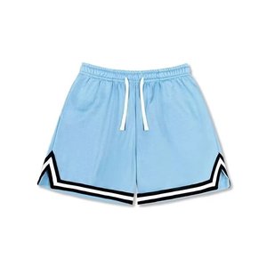 Shorts de basketball américains pour hommes adultes, été, fins, amples, respirants, séchage rapide, sport, polyester, tissage filé, coupe courte - Product Image 4