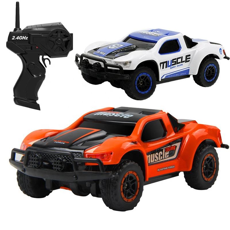 LETDIYMOC Mini RC Drift Car - 1/43 Scale 2.4G Remote Control Racing Car With Lights
