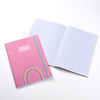 Carnet souple de haute qualité avec fermeture élastique, pages lisses, personnalisable pour cadeau, devoirs d'étudiant, planification personnelle
