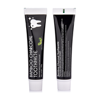 Prix de gros Soins bucco-dentaires Blanchiment des dents Dentifrice naturel au charbon de bambou activé 105g