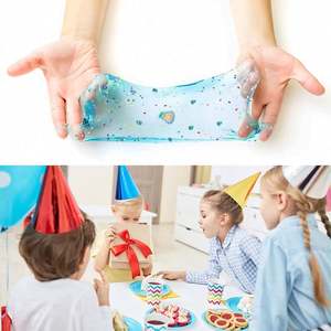 Kit de Slime Transparente en Cubos, Plastilina Elástica Antiadherente, Juguetes de Slime para Niños y Niñas, Regalos - Product Image 4