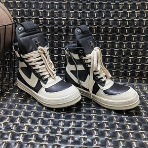 RO รองเท้ามีตะขอขนาดใหญ่สำหรับผู้หญิง, รองเท้าพื้นรองเท้าสีทึบหัวรองเท้ารองเท้าทรงกลมทำจากหนังวัวหุ้มข้อสีพื้นด้านบนสำหรับฤดูใบไม้ร่วง - Product Image 6