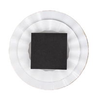 Luxuriöse Metallisch Folienprägte Farbige Airlaid-Papierservietten 25*25cm für Hochzeiten, Bankette, Partys, HoReCa-Events