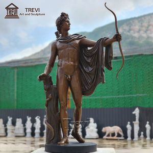 A grandezza naturale giardino greco moderno figura antica statua bronzo <span class=keywords><strong>Apollo</strong></span> <span class=keywords><strong>scultura</strong></span> per la vendita - Product Image 3