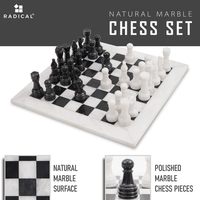 Échiquier en marbre naturel noir et blanc NANWEI, fabriqué à la main pour une présentation de stratégie de luxe