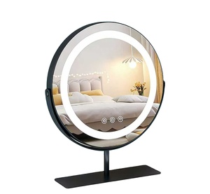 <b>Makeup</b> <b>Mirror</b> <b>with</b> <b>Light</b> Desktop LED <b>Light</b> Rotating Charging <b>Mirror</b> Internet Famous Bedroom Intelligent Fill <b>Light</b> <b>Mirror</b> - Product Image 2
