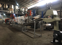 Film plastique à vis simple, extrudeuse pour la fabrication de granulés, bouteille en plastique PP PE PVC ABS, 10 pièces