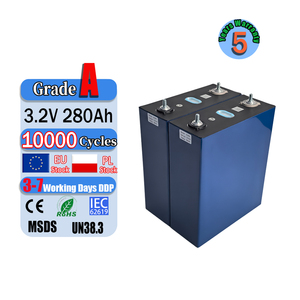 แบตเตอรี่ลิเธียมไอรอนฟอสเฟต (LiFePO4) ทรงปริซึม เกรด A ของโปแลนด์ ขนาด 3.2V 315Ah 280Ah สำหรับเก็บพลังงานแสงอาทิตย์ภายในบ้าน ระบบสำรองไฟฟ้าแบบออฟกริด (ESS) - Product Image 1