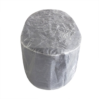 Couverture de table ronde ovale en tissu PE de haute qualité, couverture de meubles de jardin